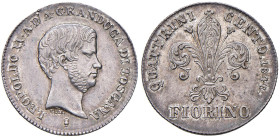 FIRENZE Leopoldo II di Lorena (1824-1859) Fiorino 1848 - Gig. 40 AG (g 6,85) NC