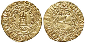 GENOVA Leonardo di Montaldo (1383-1384) Genovino - MIR 47 AU (g 3,53) RRR Leggere schiacciature di conio, ma esemplare di ottima qualità per questa ra...