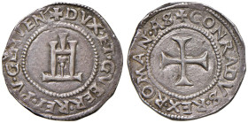 GENOVA Dogi biennali I fase (1528-1541) Testone AS - MIR 188/2 AG (g 9,54)