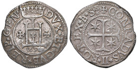 GENOVA Dogi biennali II fase (1541-1637) Scudo 163(?) IB S - MIR 293 AG (g 38,13) R