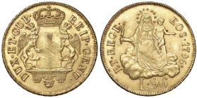 GENOVA Dogi biennali III fase (1637-1797) 96 Lire 1796 - MIR 275/4 AU (g 25,19)