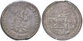 LIVORNO Cosimo III de' Medici (1670-1723) Tollero 1699 - MIR 64/14 AG (g 27,08) R