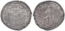 MANTOVA Carlo I Gonzaga Nevers (1627-1637) Quarto di ducatone - MIR 648 AG (g 7,51) RR