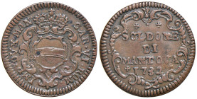 MANTOVA Carlo VI d'Asburgo (1707-1740) Soldone 1732 - MIR 755/1 CU (g 5,24)