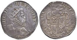 MILANO Filippo III d'Asburgo (1598-1621) Ducatone 1608 - MIR 340/8 AG (g 31,98) R