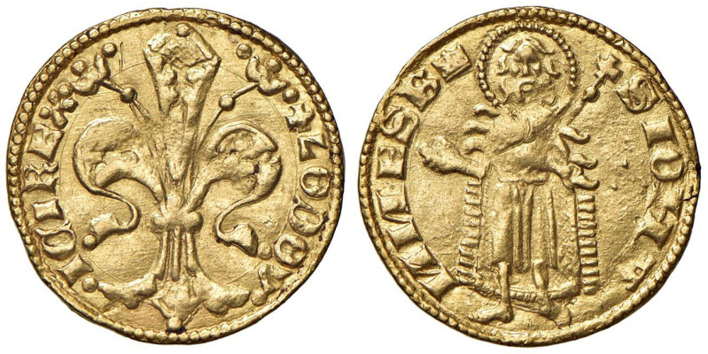 NAPOLI Luigi I d'Ungheria (1342-1382) Fiorino - Zecca di Buda - Fridberg 3 AU (g...