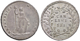 NAPOLI Repubblica napoletana (1799) 6 Carlini An. VII - Nomisma 626 AG (g 13,76) R
