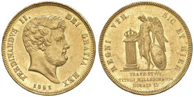 NAPOLI Ferdinando II di Borbone (1830-1859) 15 Ducati 1851 - Nomisma 889 AU (g 18,95) R Insignificante colpetto al bordo.