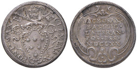 Clemente X (1670-1676) Giulio 1670 - Munt. 35 AG (g 3,17) RR