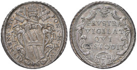 Clemente XII (1730-1740) Mezza piastra An. IV - Munt. 20 AG (g 14,68) NC