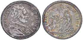 Clemente XII (1730-1740) Testone An. V - Munt. 33 AG (g 8,38) R
