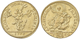 Pio VI (1775-1799) 2 Doppie romane 1777 - Munt. 1 AU (g 10,90) RR
