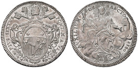 Pio VI (1775-1799) Scudo 1780 An. VI - Munt. 17 AG (g 26,40) Esemplare di ottima freschezza e dai rilievi integri.