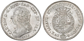 Carlo Emanuele III (1755-1773) Scudo da 6 lire 1755 - Nomisma 150 AG