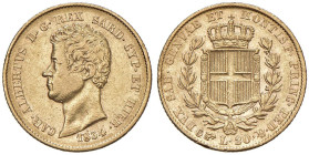 Carlo Alberto (1831-1849) 20 Lire 1834 T - Nomisma 645 AU