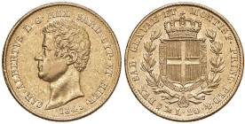 Carlo Alberto (1831-1849) 20 Lire 1849 G - Nomisma 665 AU R