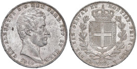Carlo Alberto (1831-1849) 5 Lire 1849 G - Nomisma 704 AG R