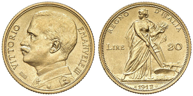 Vittorio Emanuele III (1900-1946) 20 Lire 1912 - Nomisma 1078 AU R

Status: SP...