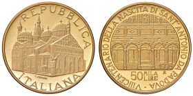 ITALIA Repubblica monetazione in lire (1946-2001) 50.000 Lire 1995 - Gig. 403 AU (g 7,50) In confezione originale con certificato di garanzia.