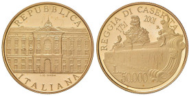 ITALIA Repubblica monetazione in lire (1946-2001) 50.000 Lire 2001 - Gig. 415 AU (g 7,50) In confezione originale con certificato di garanzia.