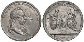 AUSTRIA Giuseppe II d'Asburgo e Maria Teresa (1765-1780) Medaglia 1773 Omaggio ai reali delle regioni di Galizia e Lodomerie - Opus: J. M. Krafft, Mon...