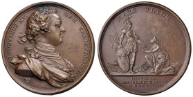FRANCIA Luigi XV (1715-1774) Medaglia 1733 Le forze franco-sarde occupano Milano fino al 1736, anno in cui torna sotto il dominio dell'impero - Opus: ...
