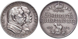 GERMANIA Karl Goetz (1875-1950) Medaglia 1931 - Kienast 457 AG (g 19,86)