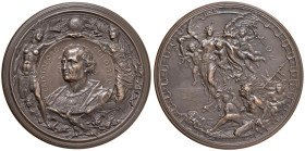 STATI UNITI Cristoforo Colombo (1451-1506) Medaglia 1892 di massimo modulo IV centenario della scoperta dell'America - Opus: L. Pogliaghi e A. Cappucc...