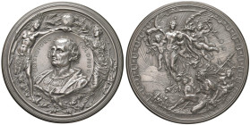 STATI UNITI Cristoforo Colombo (1451-1506) Medaglia 1892 di massimo modulo IV centenario della scoperta dell'America - Opus: Luigi Pogliaghi e Angelo ...