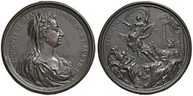 Violante Beatrice di Baviera (1673-1731) Medaglia Barocca 1713 Morte di Ferdinando de' Medici - Opus: Antonio Montauto-Vannel-Toderi 102 AE (g 225,00 ...