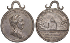 Maria Teresa d'Asburgo (1740-1780) Medaglia 1778 Tempio votivo di Mesola - Opus: A. Guillemard, Coll. Johnson 318 AG (g 45,20 - Ø 50 mm) R Colpetti al...