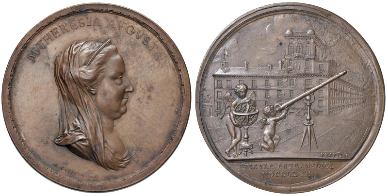 Maria Teresa d'Asburgo (1740-1780) Medaglia 1779 Osservatorio Astronomico Milane...