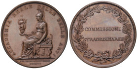 MILANO Medaglia 1803 Accademia Reale delle Belle Arti, commissioni straordinarie - Opus: Luigi Manfredini, Turricchia Ventennio Napoleonico 584 AE (g ...