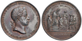 Ferdinando I d'Austria (1835-1848) Medaglia 1838 Incoronazione del re del Lombardo-Veneto a Milano - Opus: Luigi Manfredini, Wurzb n. 2030 AE (g 62,50...