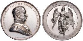 Josef Radetzky (1766-1858) Medaglia 1848-1849 Feldmaresciallo austriaco e governatore del Lombardo-Veneto, Campagne d'Italia - Opus: Johann Michael Sc...
