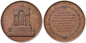 VENEZIA Medaglia 1852 Mausoleo dedicato a Tiziano Vecellio, costruito dai fratelli Zandomeneghi per conto dell'imperatore d'Austria - Opus: Antonio Fa...
