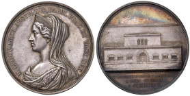 Maria Luisa d'Asburgo-Lorena (1814-1847) Medaglia 1847 La nuova prigione di Parma AG (g 72,44 - Ø 56 mm). Opus: C. Voigt e D. Bentelli. Bramsen n. 201...