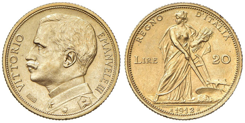 Vittorio Emanuele III (1900-1946) 20 Lire 1912 - Nomisma 1078 AU R

Status: SP...