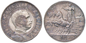 Vittorio Emanuele III (1900-1946) Lira 1913 - Nomisma 1202 AG