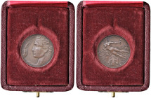 Vittorio Emanuele III (1900-1946) 20 Centesimi 1907 prova della Regia Zecca (lettere R. Z. al R/) - Luppino PP manca BR (g 3,82) RRRRR In elegante cof...
