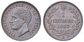 Vittorio Emanuele III (1900-1946) Centesimo 1903 - Nomisma 1392 CU
