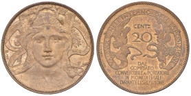 Vittorio Emanuele III (1900-1946) 20 Centesimi 1906 Esposizione di Milano - Nomisma 1411 CU