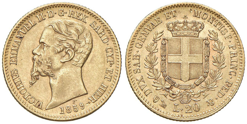 Vittorio Emanuele II (1849-1861) 20 Lire 1859 G - Nomisma 758 AU 

Status: BB-...