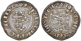 NAPOLI Carlo II d'Angiò (1285-1309) Saluto d'argento - MIR 23 AG (g 3,35) NC