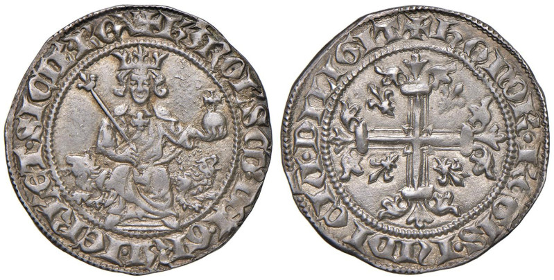 NAPOLI Carlo II d'Angiò (1285-1309) Gigliato - MIR 24 AG (g 3,99) NC

Status: ...