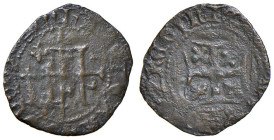 NAPOLI Giovanna I d'Angiò e Ludovico di Taranto (1352-1362) Denaro - MIR 36 MI (g 0,52) NC