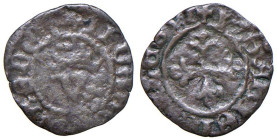 NAPOLI Giovanna di Durazzo (1414-1435) Denaro - MIR 47 MI (g 0,55) R