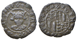 NAPOLI Alfonso I d'Aragona (1442-1458) Denaro - MIR 60/1 MI (g 0,44)