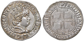 NAPOLI Ferdinando I d'Aragona (1458-1494) Coronato - MIR 68/6 AG (g 3,77) R