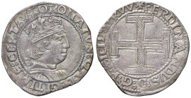 NAPOLI Ferdinando I d'Aragona (1458-1494) Coronato - MIR 68/9 AG (g 4,00) RRR